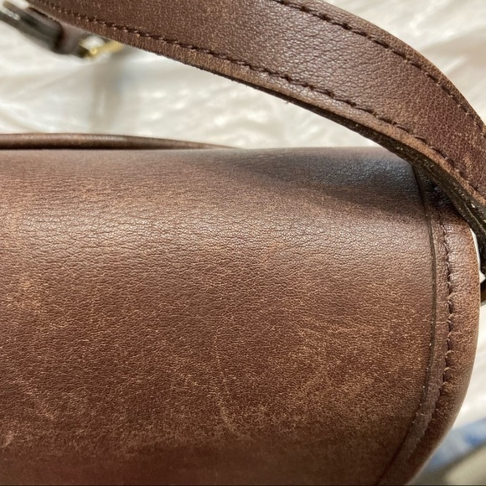 Coach vintage brown leather companion legacy messenger crossbody bag 9076 - Picture 8 of 16